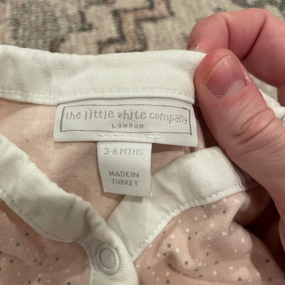 The Little White Company Pink Polkadot Kitty Sleeper - Picture 3 of 5